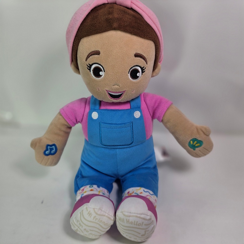 Ms Rachel Speak and Sing Doll 16" Plush Interactive Talking Toy Spin Master EUC